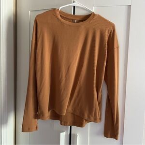 Calia Ribbed Long Sleeve Top